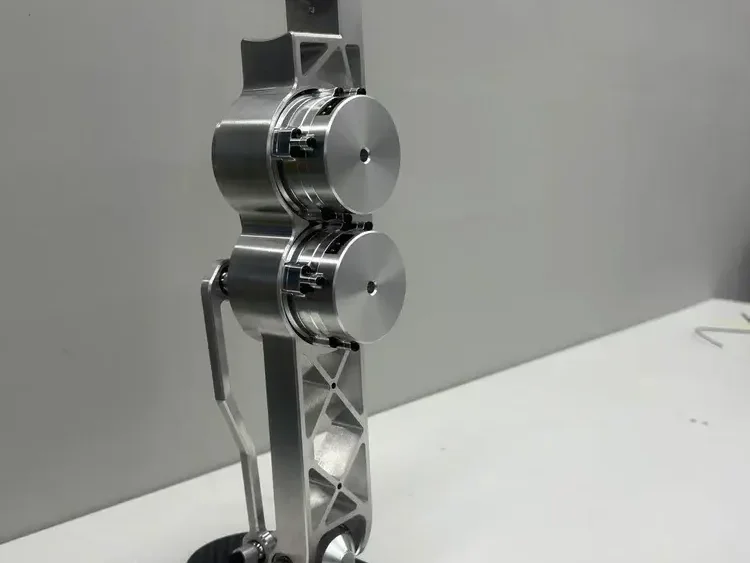 BXI motors mounted on chassis side view